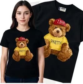 koszulka-damska-czarny-bawelna-t-shirt-l-nadruk