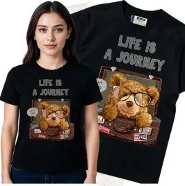 koszulka-damska-czarny-bawelna-t-shirt-l-nadruk