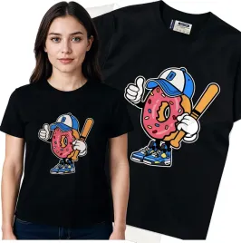 koszulka-damska-czarny-bawelna-t-shirt-s-nadruk
