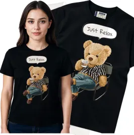 koszulka-damska-czarny-bawelna-t-shirt-l-nadruk