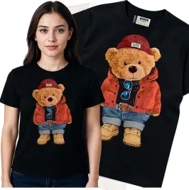 koszulka-damska-czarny-bawelna-t-shirt-l-nadruk