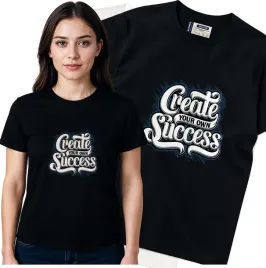 koszulka-damska-czarny-bawelna-t-shirt-m-nadruk