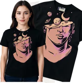 koszulka-damska-czarny-bawelna-t-shirt-s-nadruk
