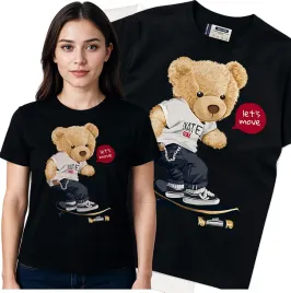 koszulka-damska-czarny-bawelna-t-shirt-l-nadruk