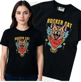 koszulka-damska-czarny-bawelna-t-shirt-m-nadruk
