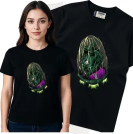 koszulka-damska-czarny-bawelna-t-shirt-m-nadruk