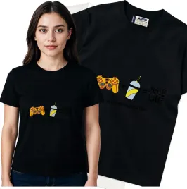 koszulka-damska-czarny-bawelna-t-shirt-l-nadruk