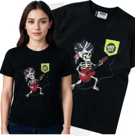 koszulka-damska-czarny-bawelna-t-shirt-l-nadruk
