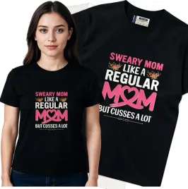 koszulka-damska-czarny-bawelna-t-shirt-s-nadruk