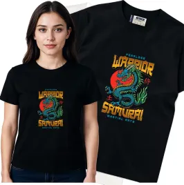 koszulka-damska-czarny-bawelna-t-shirt-s-nadruk