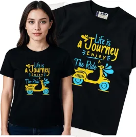 koszulka-damska-czarny-bawelna-t-shirt-m-nadruk