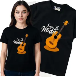 koszulka-damska-czarny-bawelna-t-shirt-m-nadruk