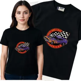 koszulka-damska-czarny-bawelna-t-shirt-s-nadruk