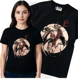 koszulka-damska-czarny-bawelna-t-shirt-l-nadruk