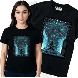 koszulka-damska-czarny-bawelna-t-shirt-l-nadruk