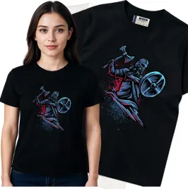 koszulka-damska-czarny-bawelna-t-shirt-l-nadruk