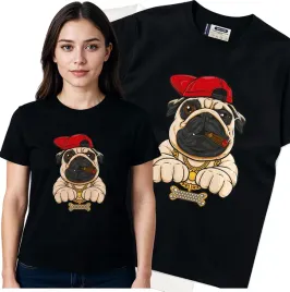 koszulka-damska-czarny-bawelna-t-shirt-xl-nadruk