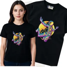koszulka-damska-czarny-bawelna-t-shirt-m-nadruk