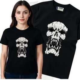 koszulka-damska-czarny-bawelna-t-shirt-l-nadruk