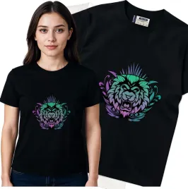 koszulka-damska-czarny-bawelna-t-shirt-l-nadruk