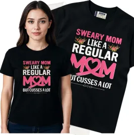 koszulka-damska-czarny-bawelna-t-shirt-m-nadruk