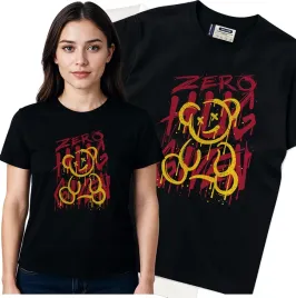 koszulka-damska-czarny-bawelna-t-shirt-m-nadruk