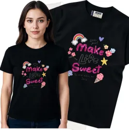 koszulka-damska-czarny-bawelna-t-shirt-m-nadruk