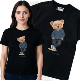koszulka-damska-czarny-bawelna-t-shirt-m-nadruk