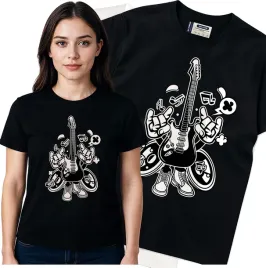 koszulka-damska-czarny-bawelna-t-shirt-xl-nadruk