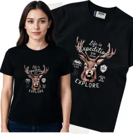 koszulka-damska-czarny-bawelna-t-shirt-s-nadruk