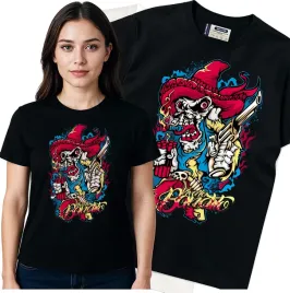 koszulka-damska-czarny-bawelna-t-shirt-l-nadruk