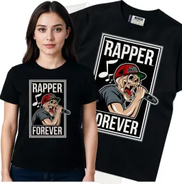 koszulka-damska-czarny-bawelna-t-shirt-l-nadruk