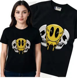 koszulka-damska-czarny-bawelna-t-shirt-xl-nadruk