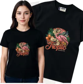 koszulka-damska-czarny-bawelna-t-shirt-l-nadruk