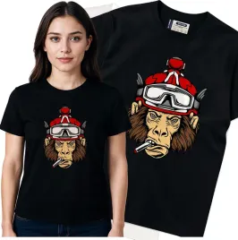 koszulka-damska-czarny-bawelna-t-shirt-s-nadruk