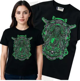 koszulka-damska-czarny-bawelna-t-shirt-l-nadruk