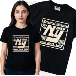 koszulka-damska-czarny-bawelna-t-shirt-s-nadruk