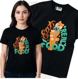 koszulka-damska-czarny-bawelna-t-shirt-s-nadruk