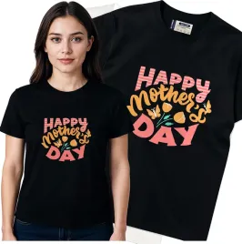 koszulka-damska-czarny-bawelna-t-shirt-s-nadruk