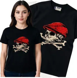 koszulka-damska-czarny-bawelna-t-shirt-l-nadruk