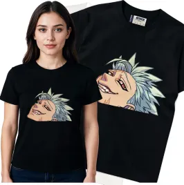 koszulka-damska-czarny-bawelna-t-shirt-xxl-nadruk