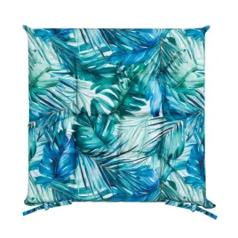 poduszka-siedzisko-40x40x5-garden-turkusowa-liscie-ogrodowa-wodoodporna