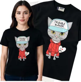 koszulka-damska-czarny-bawelna-t-shirt-m-nadruk