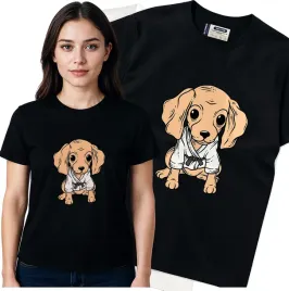 koszulka-damska-czarny-bawelna-t-shirt-s-nadruk