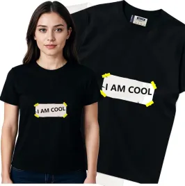 koszulka-damska-czarny-bawelna-t-shirt-s-nadruk