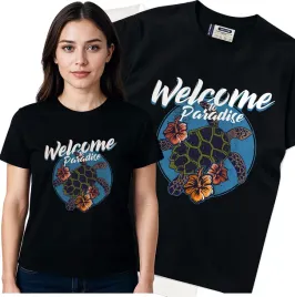 koszulka-damska-czarny-bawelna-t-shirt-m-nadruk