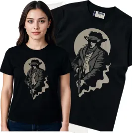 koszulka-damska-czarny-bawelna-t-shirt-s-nadruk