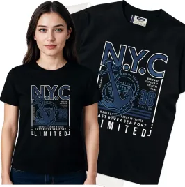 koszulka-damska-czarny-bawelna-t-shirt-m-nadruk