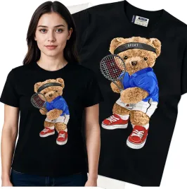 koszulka-damska-czarny-bawelna-t-shirt-s-nadruk