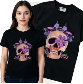 koszulka-damska-czarny-bawelna-t-shirt-l-nadruk
